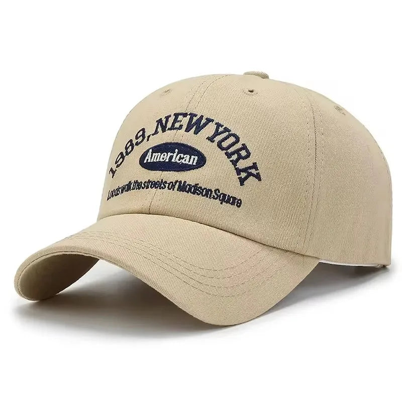 Embroidery 1989 New York Baseball Hats Washed Cotton Cap For Men Women