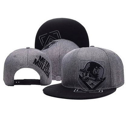 Unisex Helmeted Man Embroidery Hip-hop Hats Snapback Caps Baseball Caps