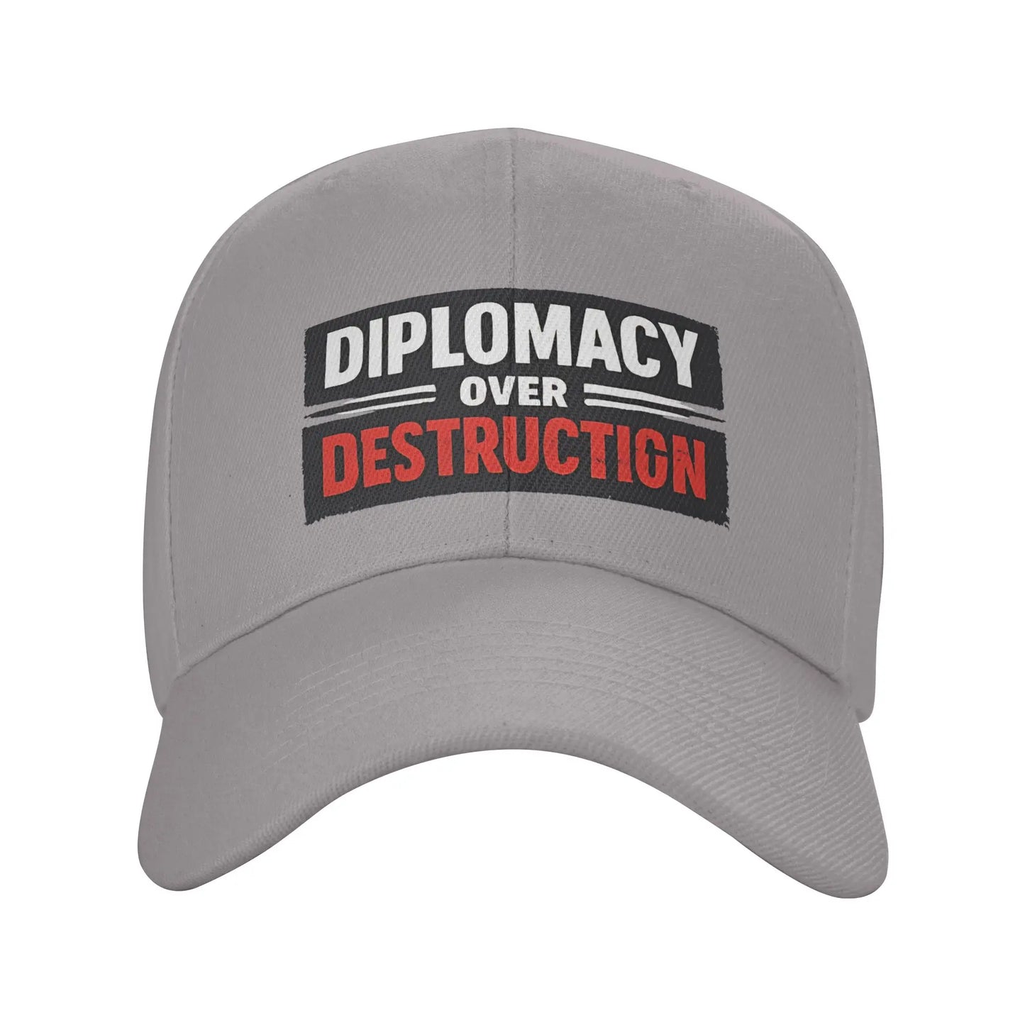 Diplomacy Over Destruction No War With Iran Stop War Baseball Cap