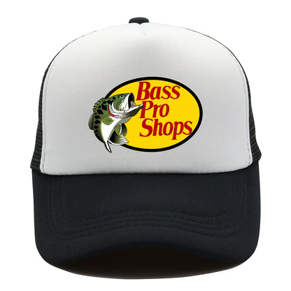Fashion Fish Trucker Caps Men Funny Fishing Printing Hat Baseball Cap