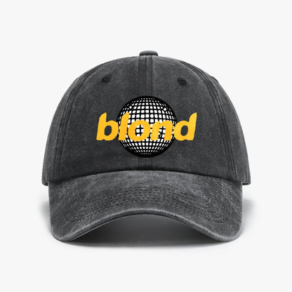 Blonde Open Ocean Baseball Cap