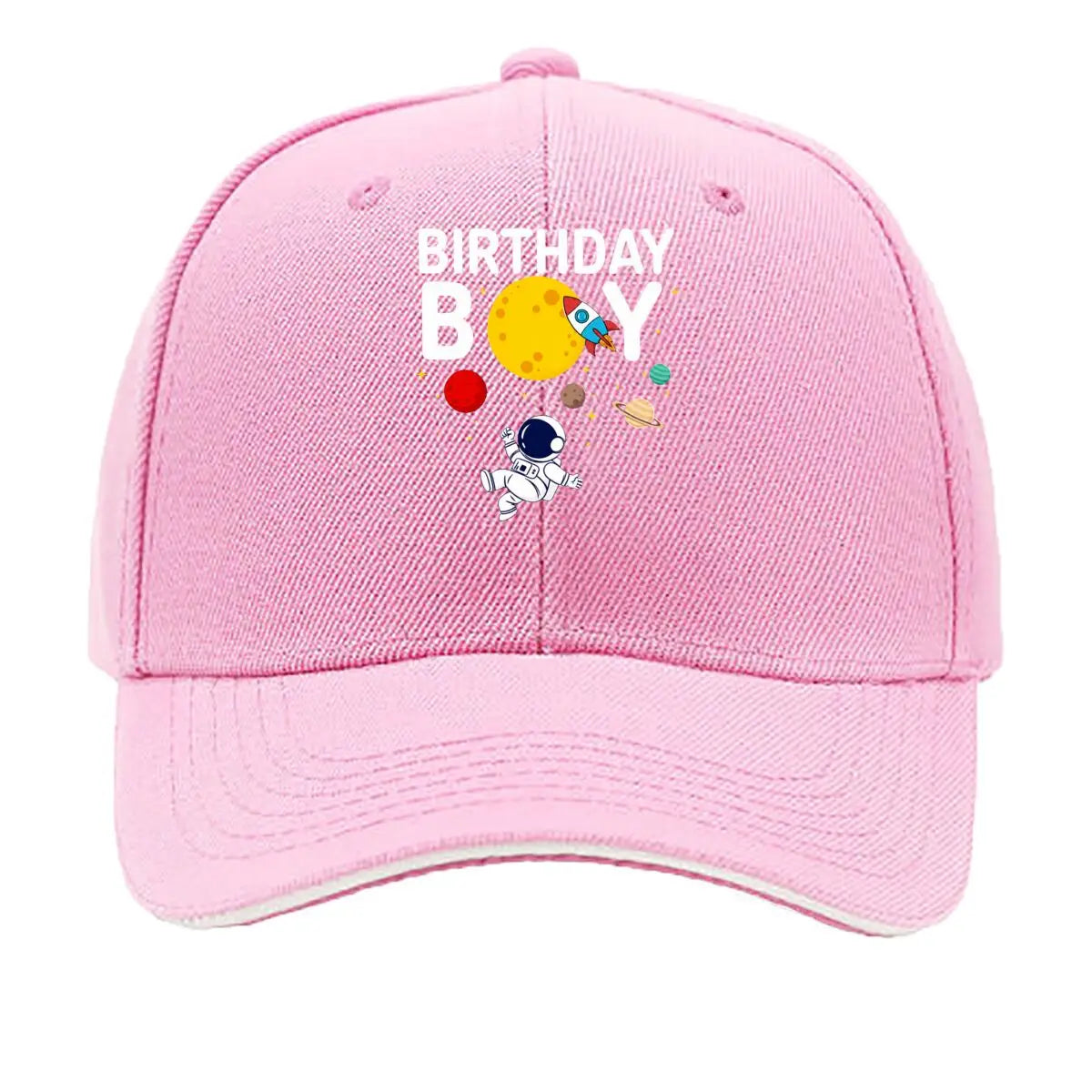 Astronaut Rocket Planet Moon Stars Space Cartoon Sandwich Baseball Cap