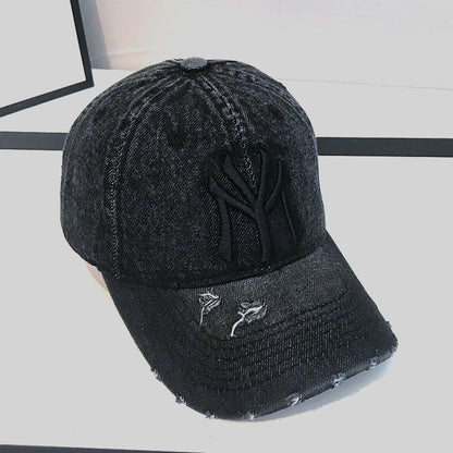 New Unisex Letter Embroidery Washed Cowboy Baseball Caps