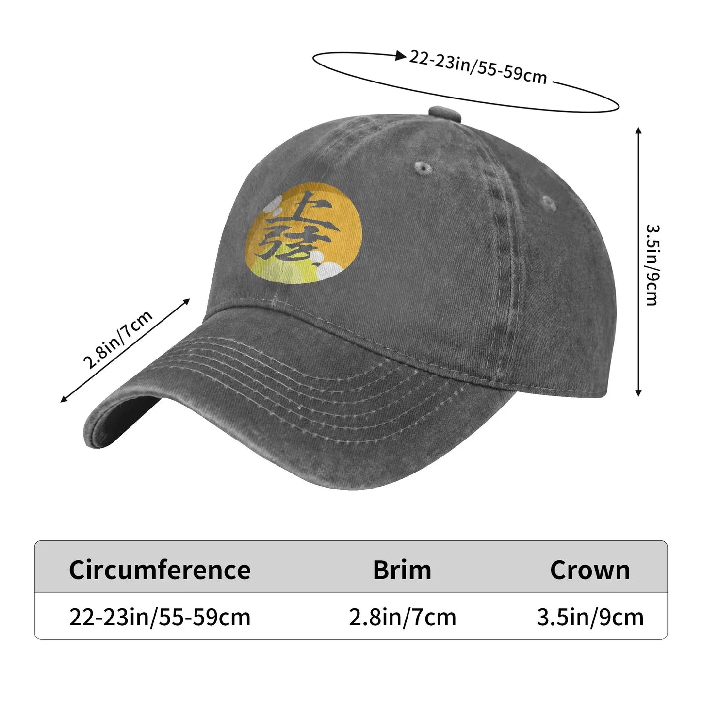 Demon Slayer Multicolor Hat Peaked Akaza eye pupil Baseball Hat