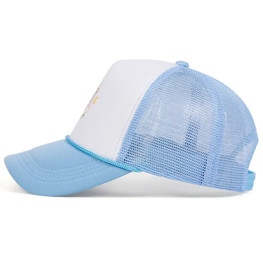 Unisex Girl Letter Printing Baseball Net Caps