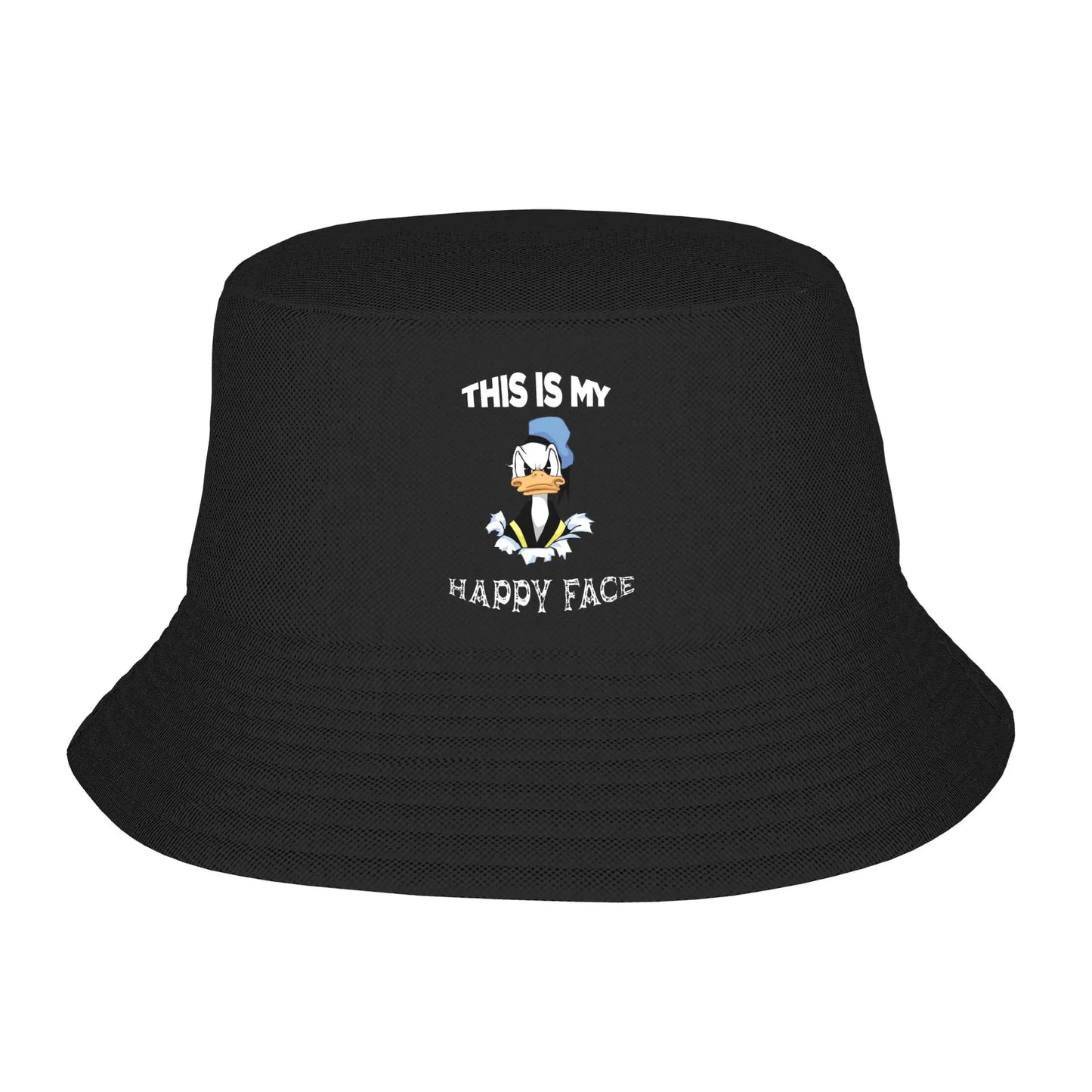 Unisex Bucket Hats Cartoon Donald Duck Vintage Beach Hatwear