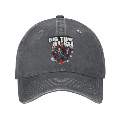 Big Time Rush Music Band Washed Baseball Cap