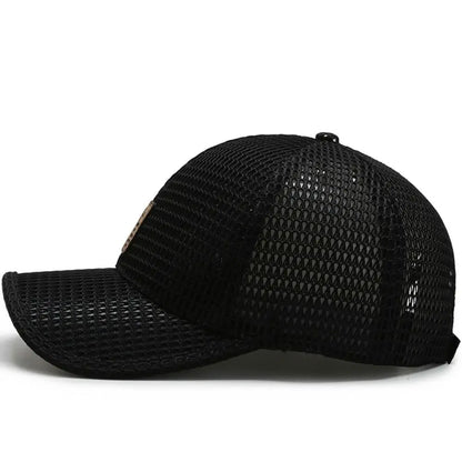 Full Mesh Sun Protection Caps Adjustable Breathable Baseball Hat