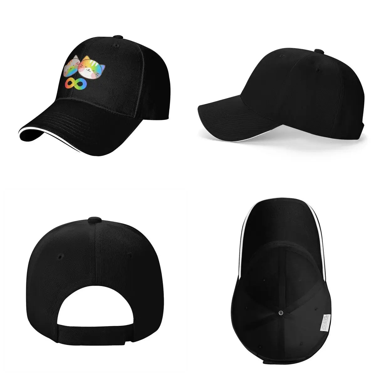 Autistic Cat Animal Cap Fashion Casual Baseball Caps