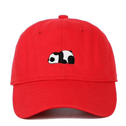 Unisex Panda Embroidery Baseball Caps