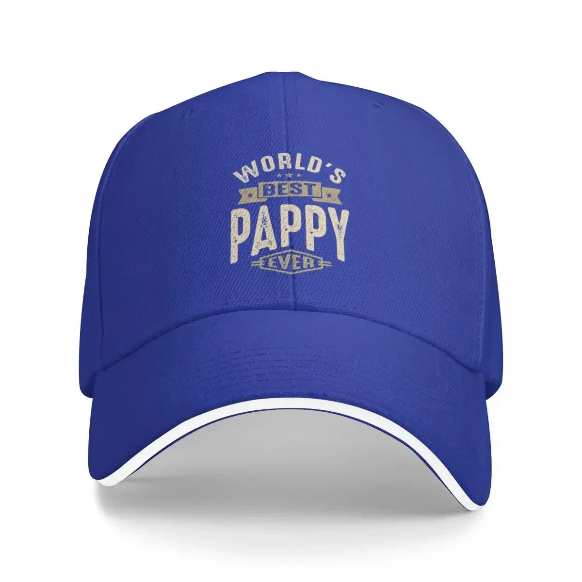 Mens Best Pappy Ever Funny Dad Grandpa Baseball Cap
