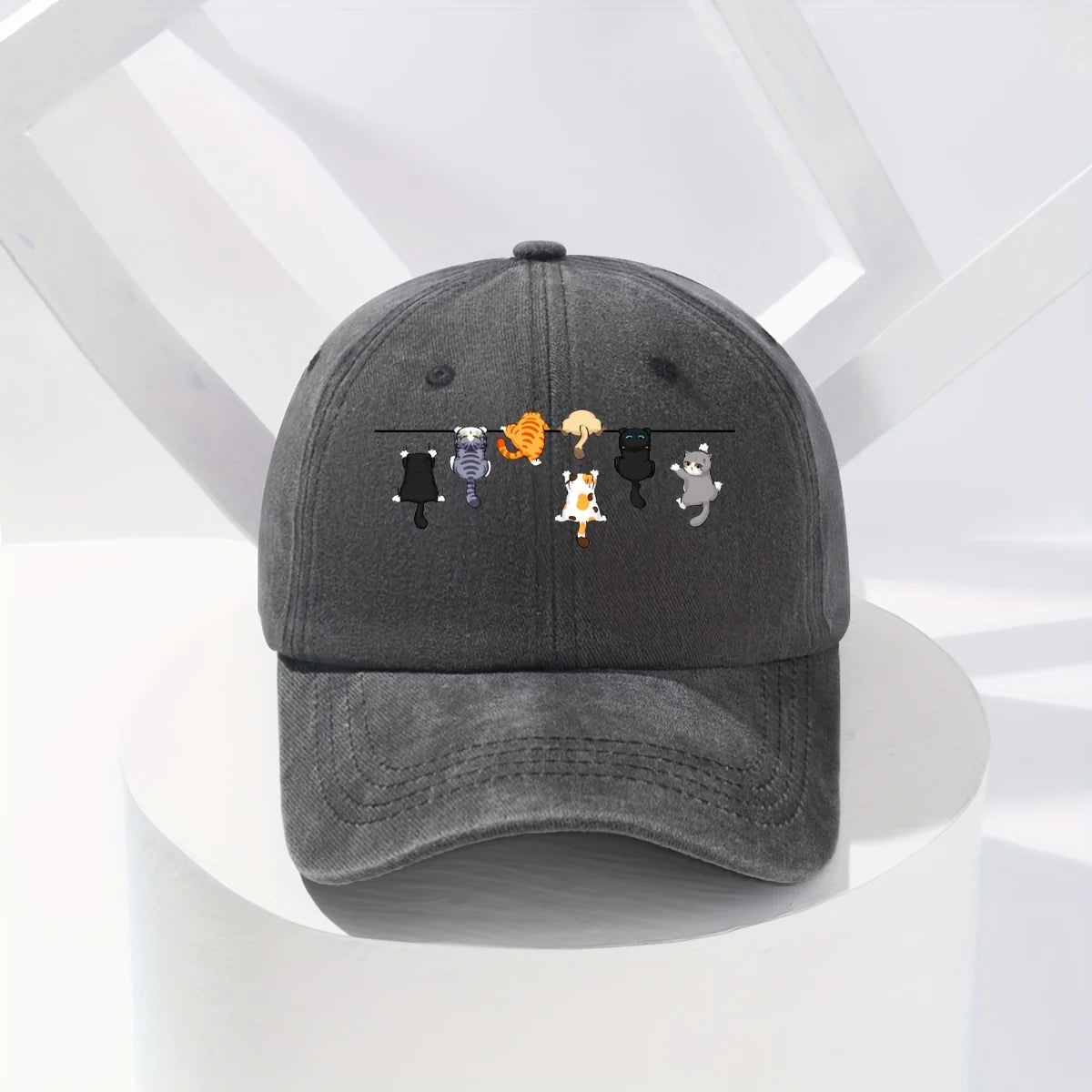 Super Cute Cat-Themed Baseball Cap