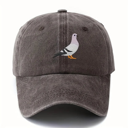 Pigeon Print Baseball Cap For Both Men And Women