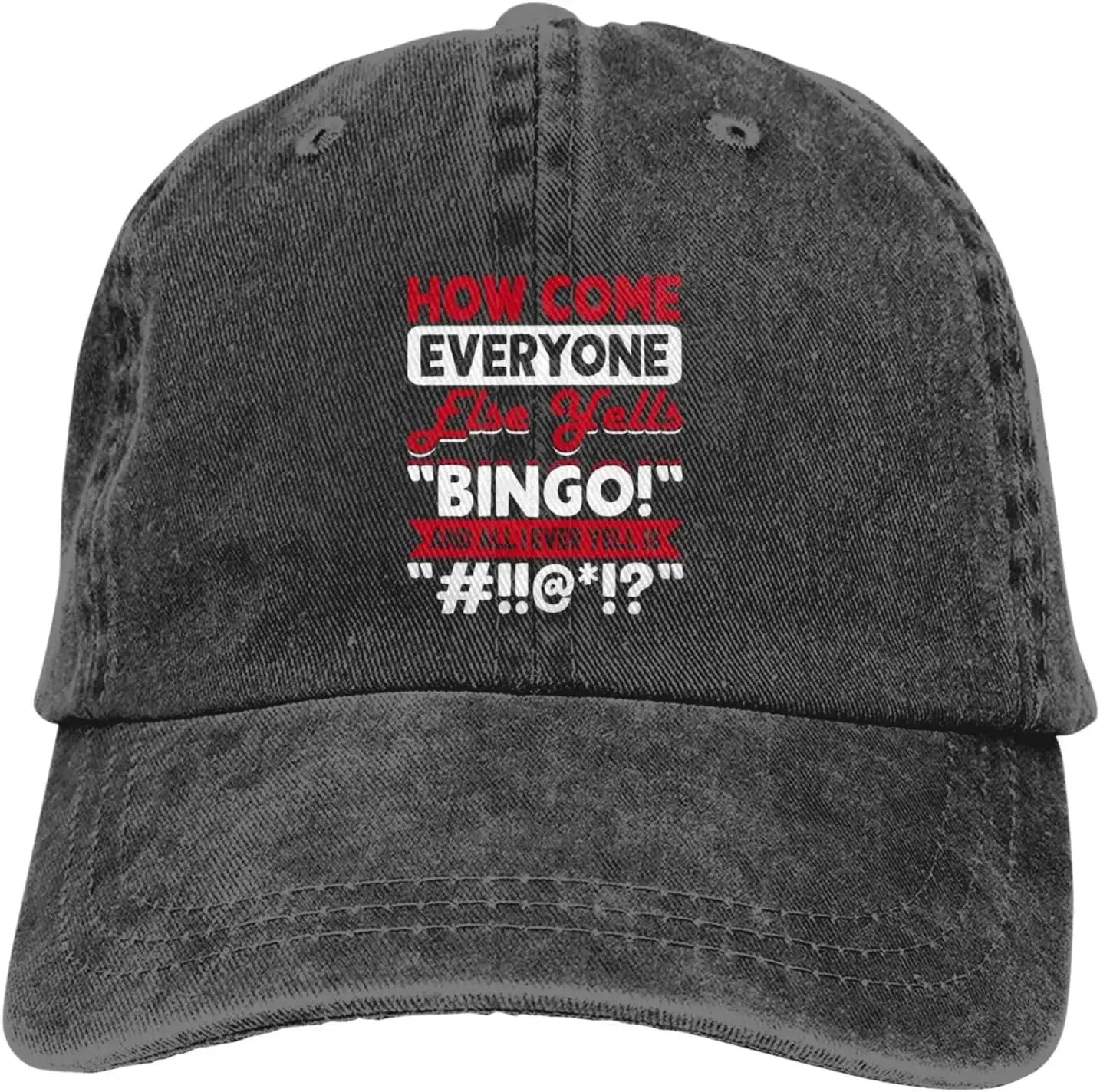 Crazy Bingo People Baseball Cap