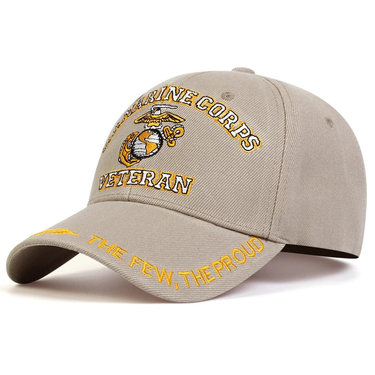 Army Cap Male Letter Embroidered Black Baseball Caps Men