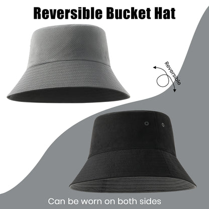 FEICUI Unisex Bucket Hat Beach Sun Hat Aesthetic Fishing Hat for Men Women Teens