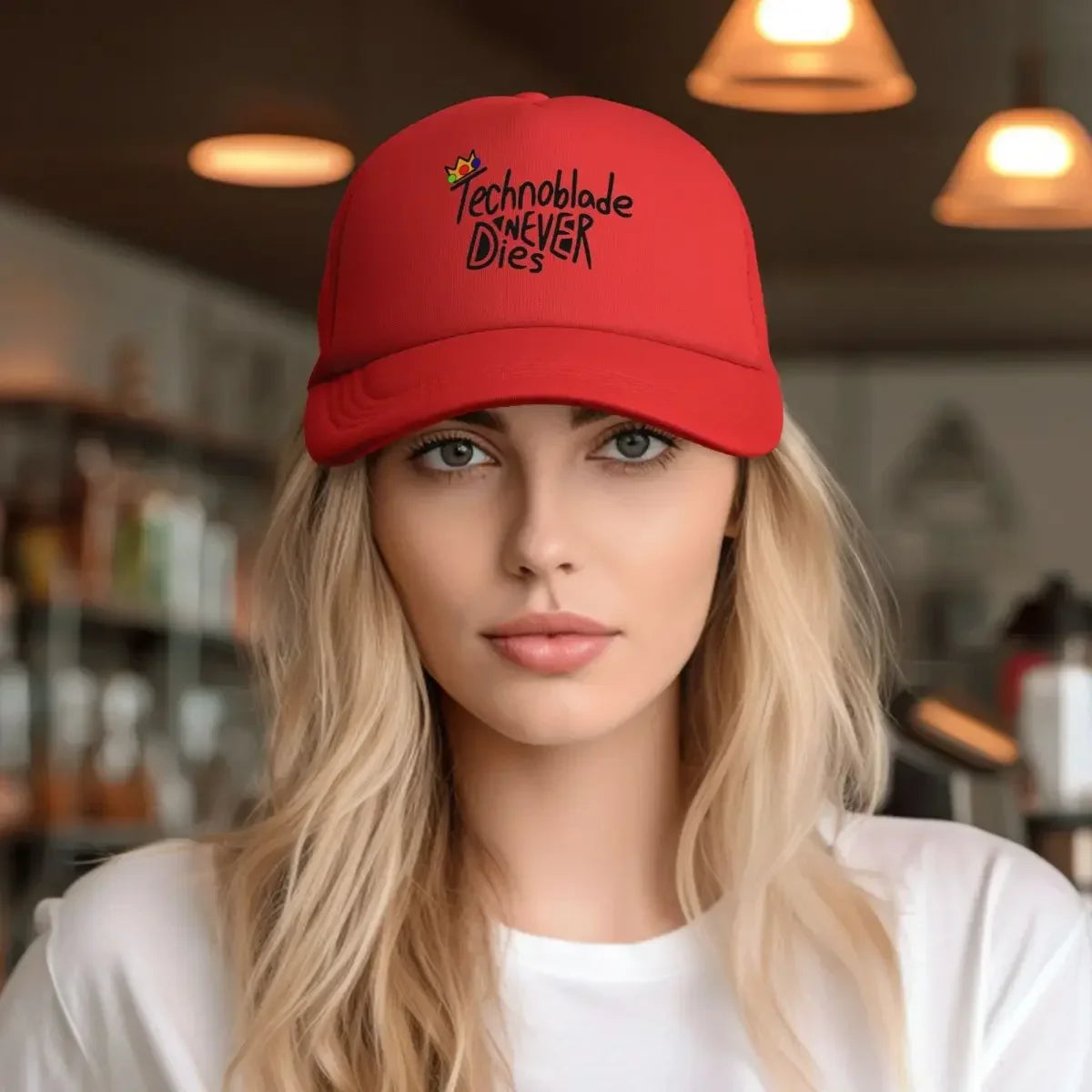 Technoblade Never Dies Mesh Baseball Caps