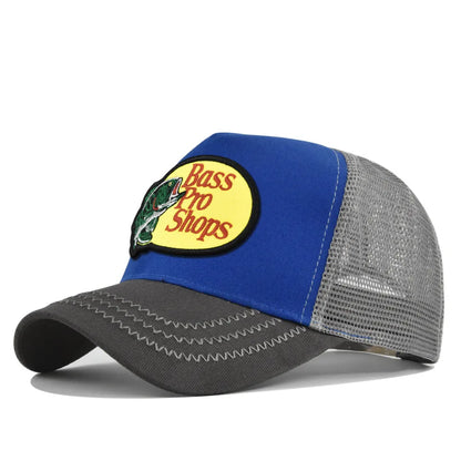 Bass Football Baseball Caps