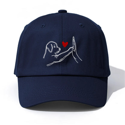 DOG HEART Print Baseball Cap For Adult