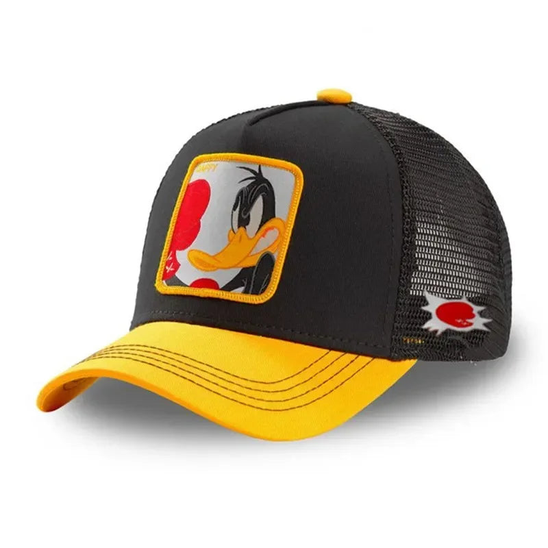 High Quality Brand Anime Cartoon Snapback Cotton Baseball Cap Men Women