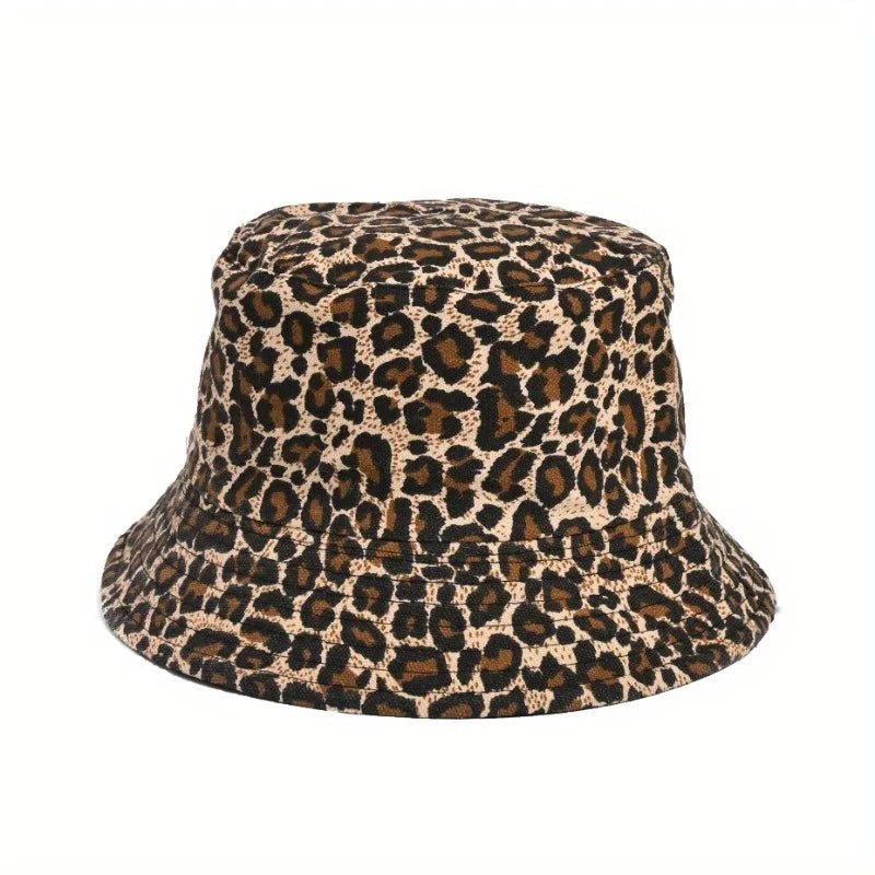 Leopard Print Bucket Hat