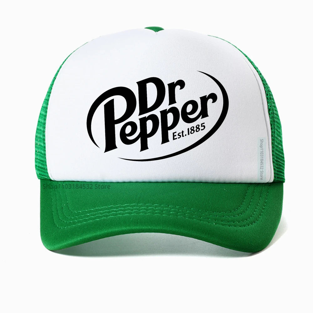 Unisex Dr Pepper Letter Print Baseball Caps