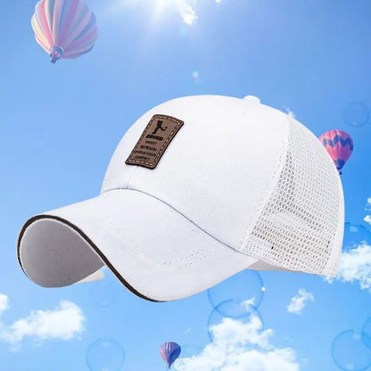 Visor Net Cap Summer Baseball Cap Mesh Men Women