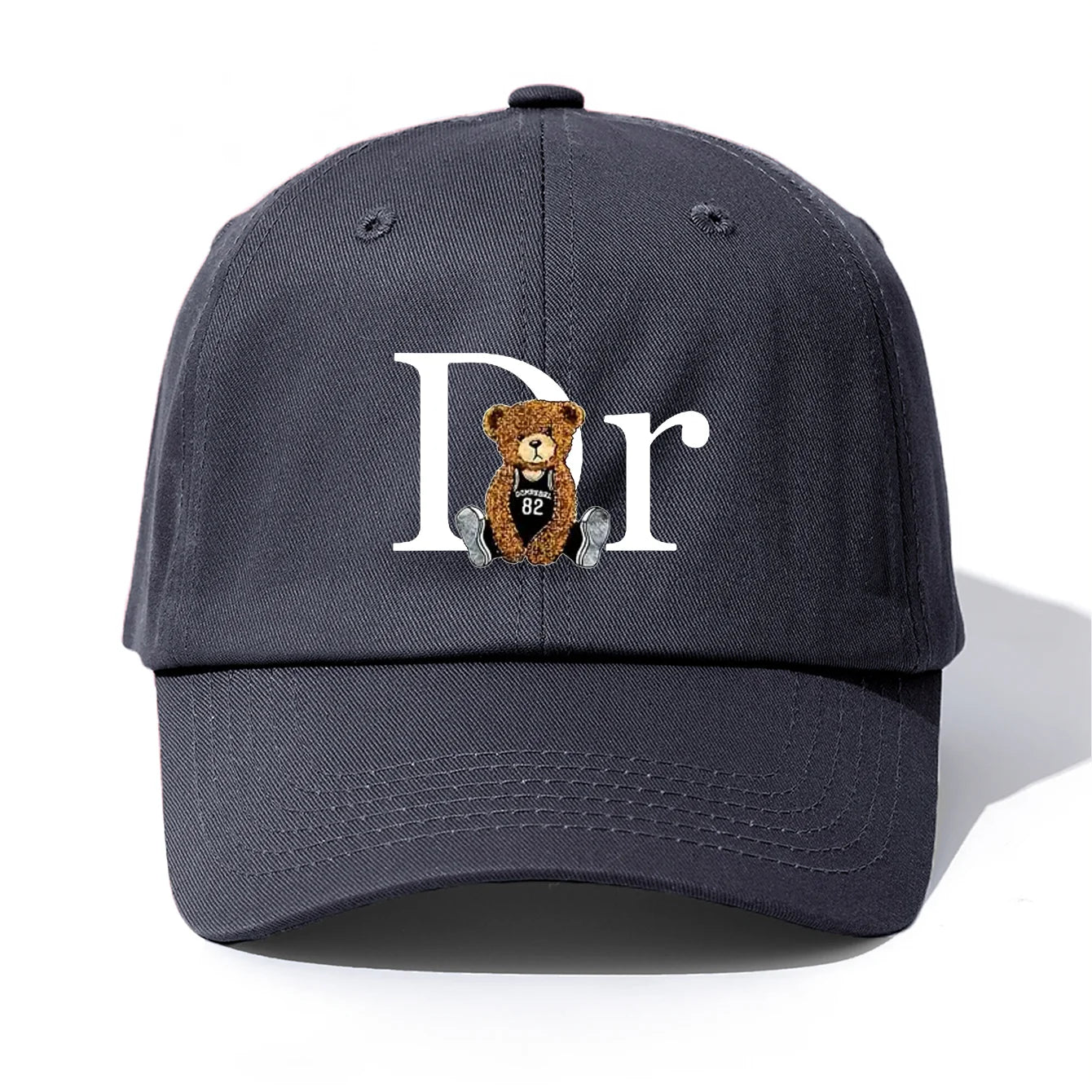 DrBear Print Baseball Cap For Adults