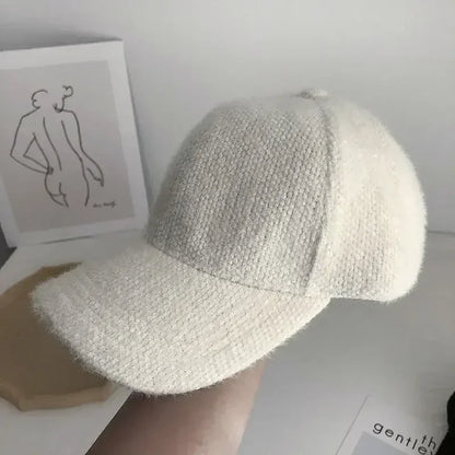 Autumn Winter Solid Color Baseball Cap