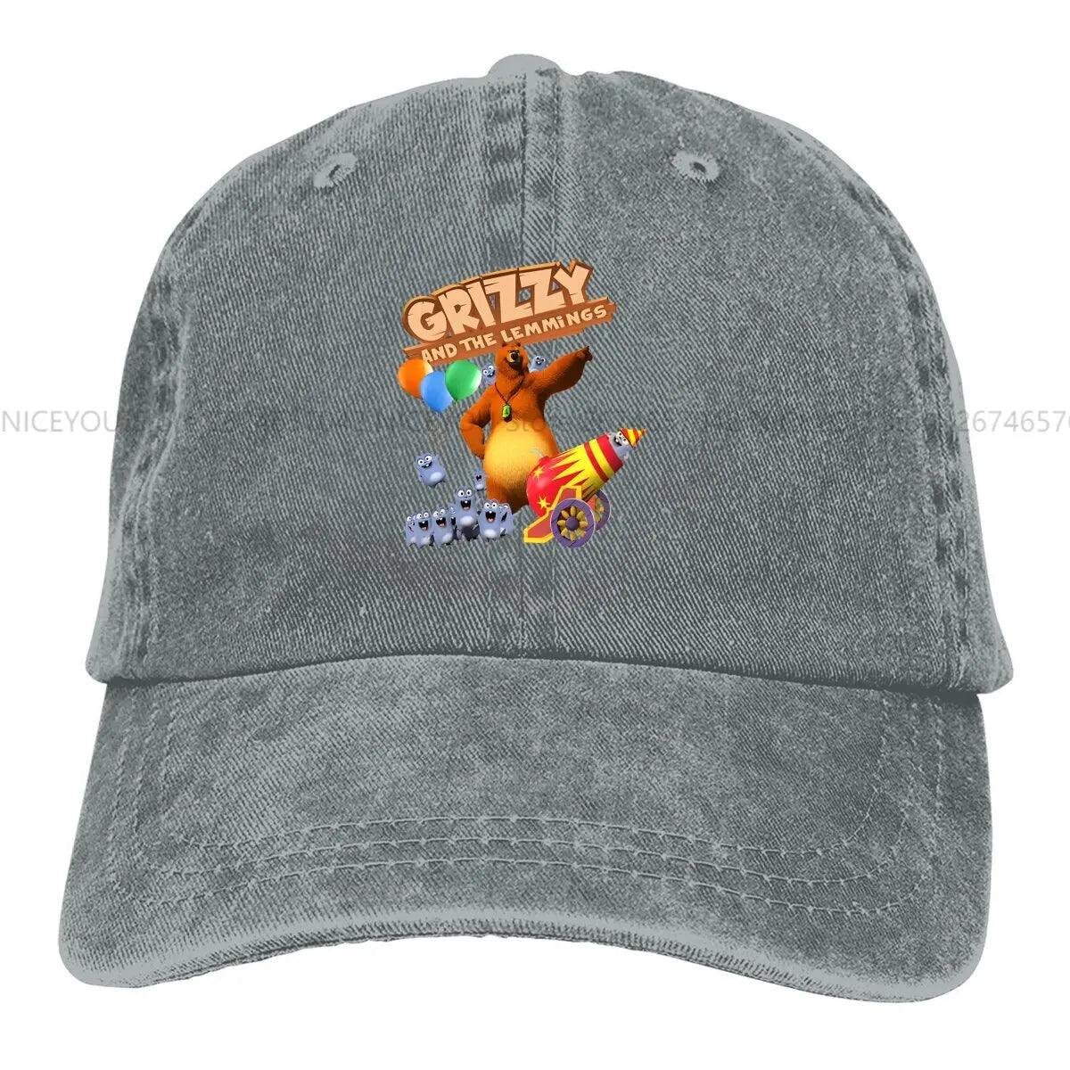Grizzy and the Lemmings Baseball Cap