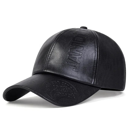 Unisex 1985 Imprinting Leather Baseball Caps