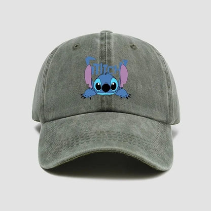 Stitch Baseball Caps Disney Cute Cartoon Anime Figures Casual Hat