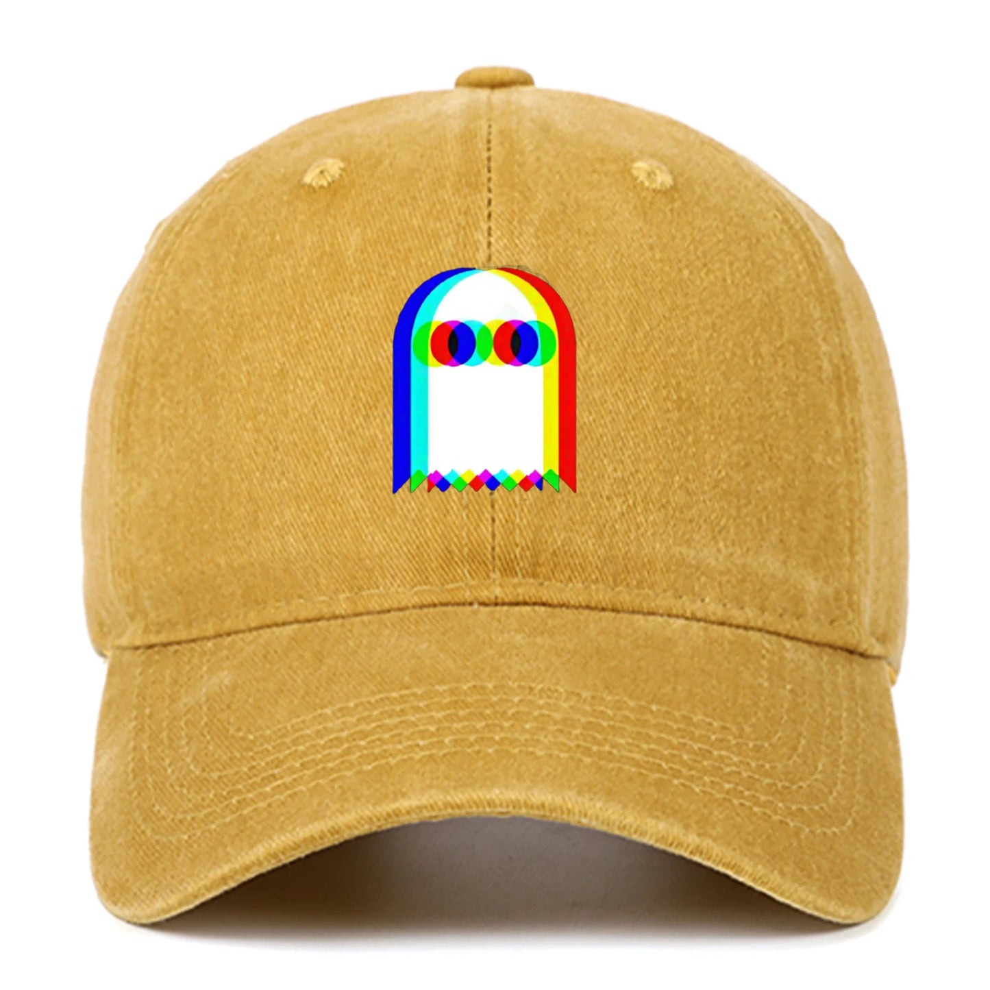 Colorful Ghost Print Baseball Cap