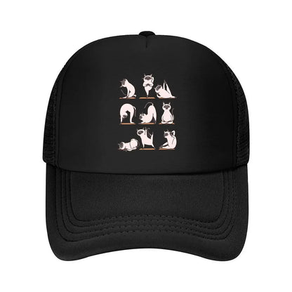 Yoga Cats Mesh Baseball Cap
