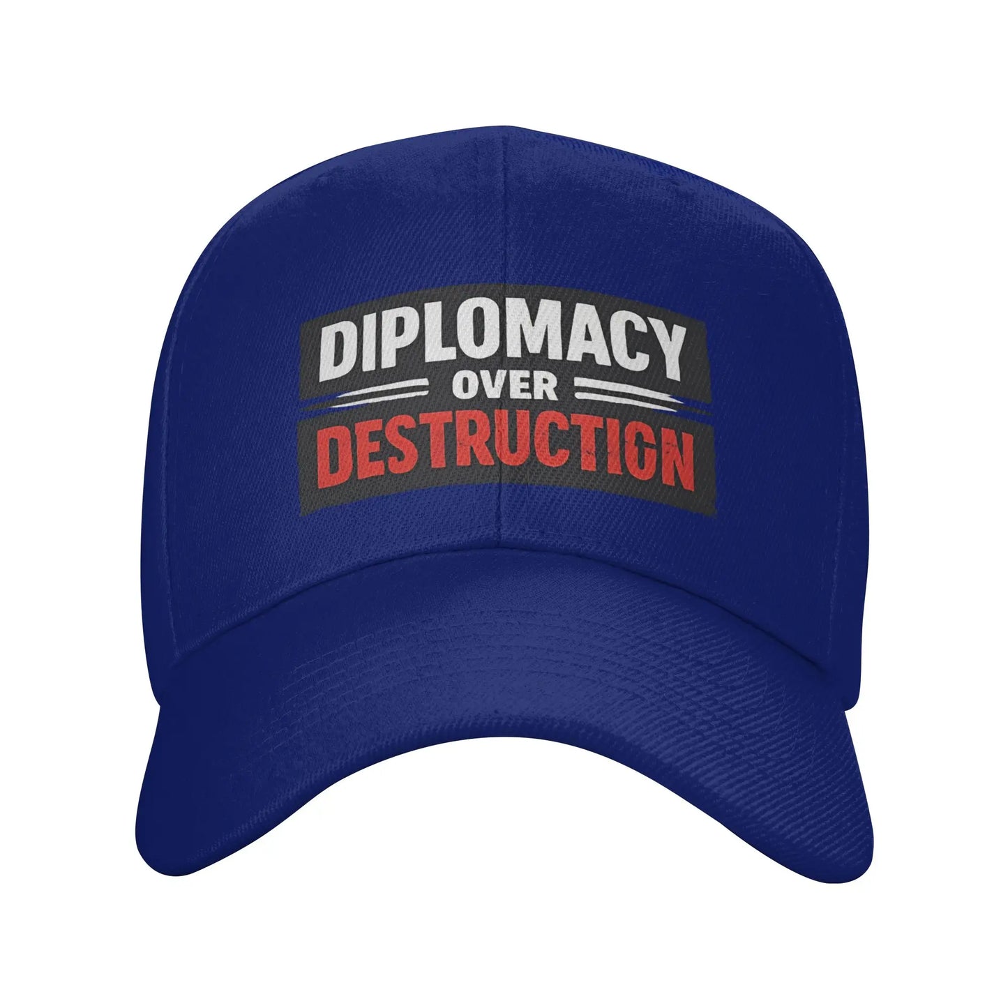 Diplomacy Over Destruction No War With Iran Stop War Baseball Cap