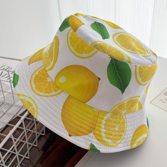 Bucket Hat Vintage Style Bucket Hats Fisherman Hats Cartoon Printing Panama Cap