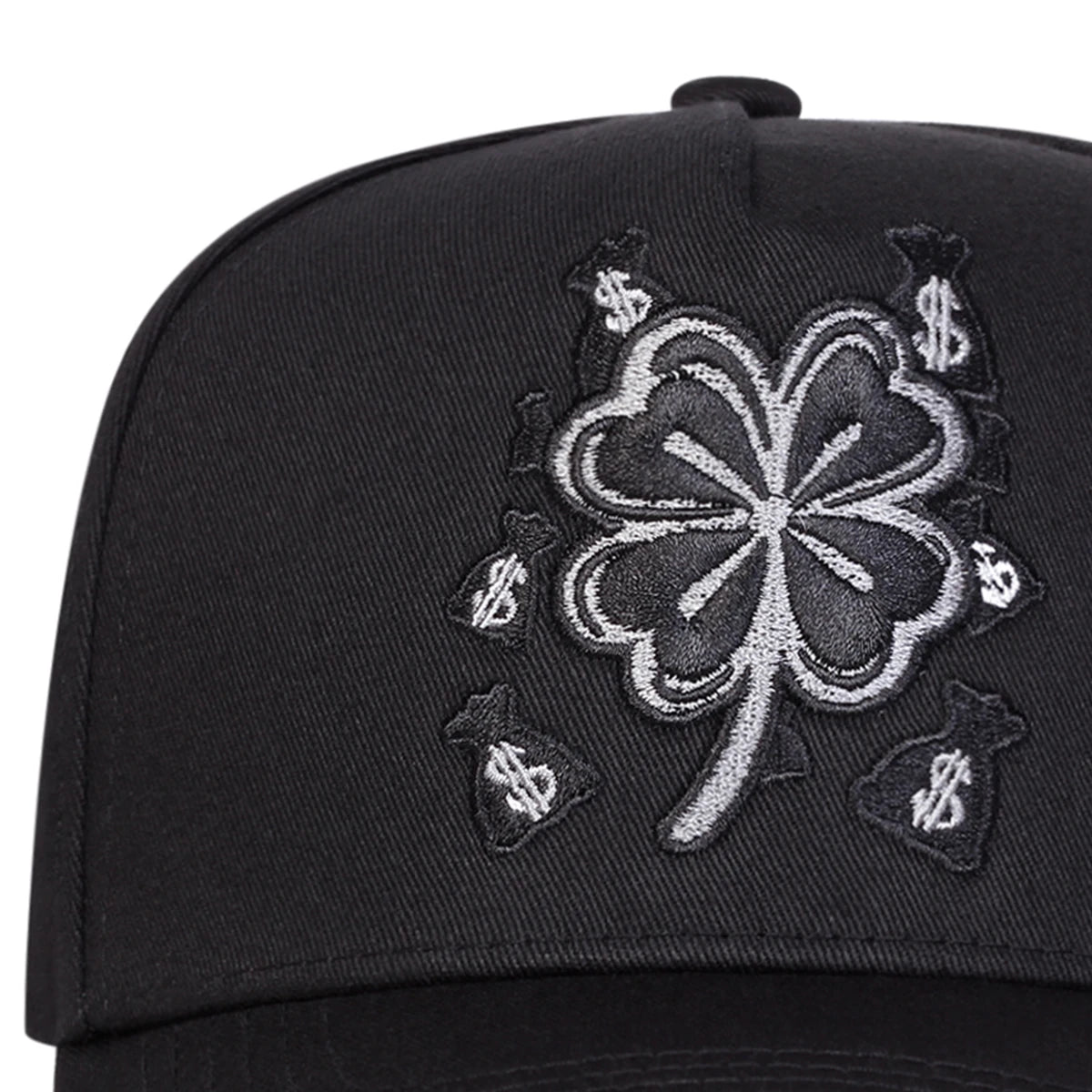 Unisex Four-Leaf Clover Embroidery Baseball Caps