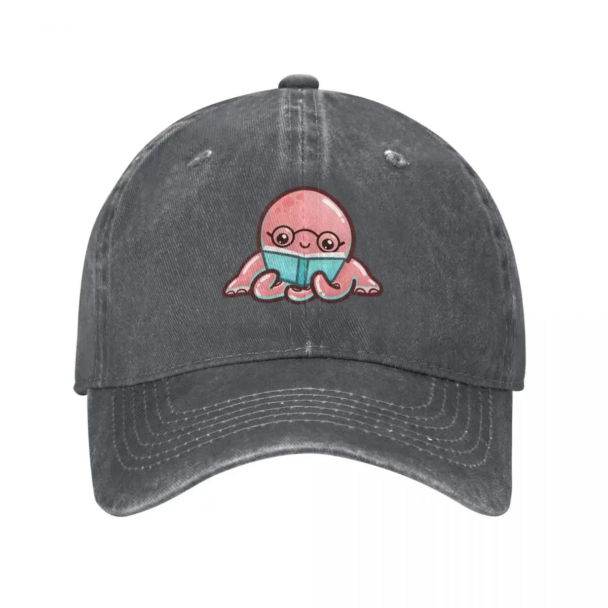 Reading Octopus Baseball Cap