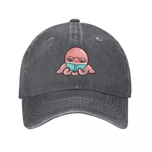 Reading Octopus Baseball Cap