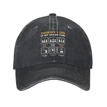 Things I Do in My Spare Time Chicken Lover Baseball Cap