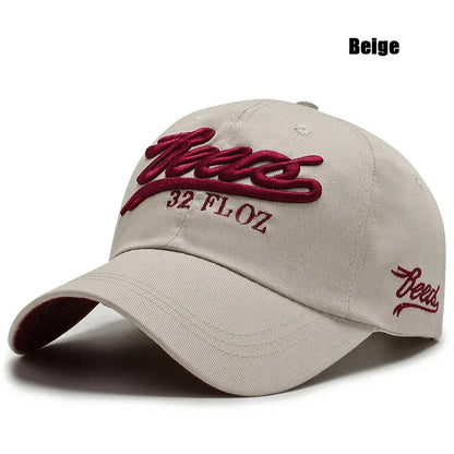 New Fashion Outdoor Sport Baseball Cap Unisex Men and Women Universal Letter 3D