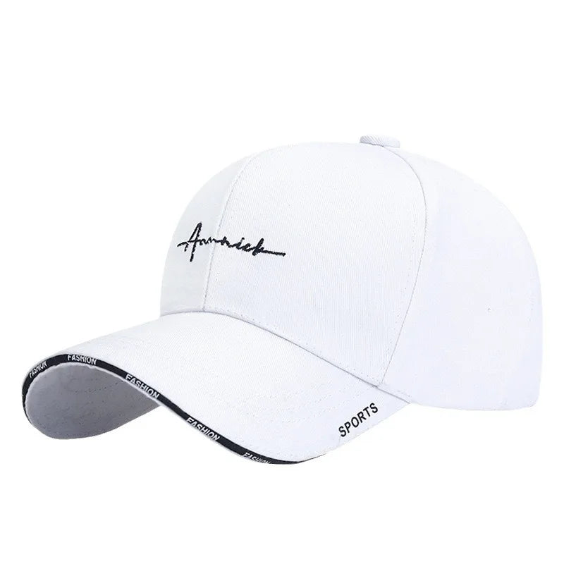 Baseball Cap For Spring And Autumn Casual Letter Sunshade Duckbill Cap