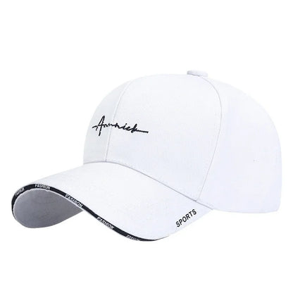 Baseball Cap For Spring And Autumn Casual Letter Sunshade Duckbill Cap