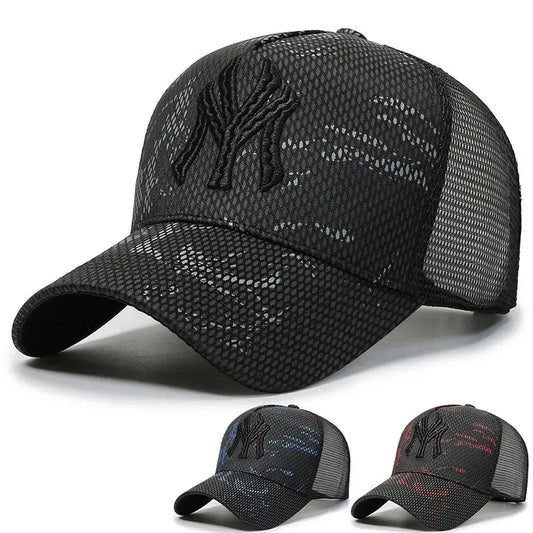 Letter Embroidery Versatile Couple Sunscreen Sunshade Baseball Cap