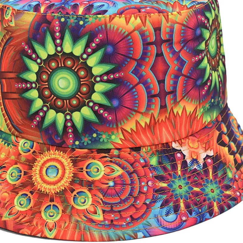Fashion Floral Print Bucket Hat