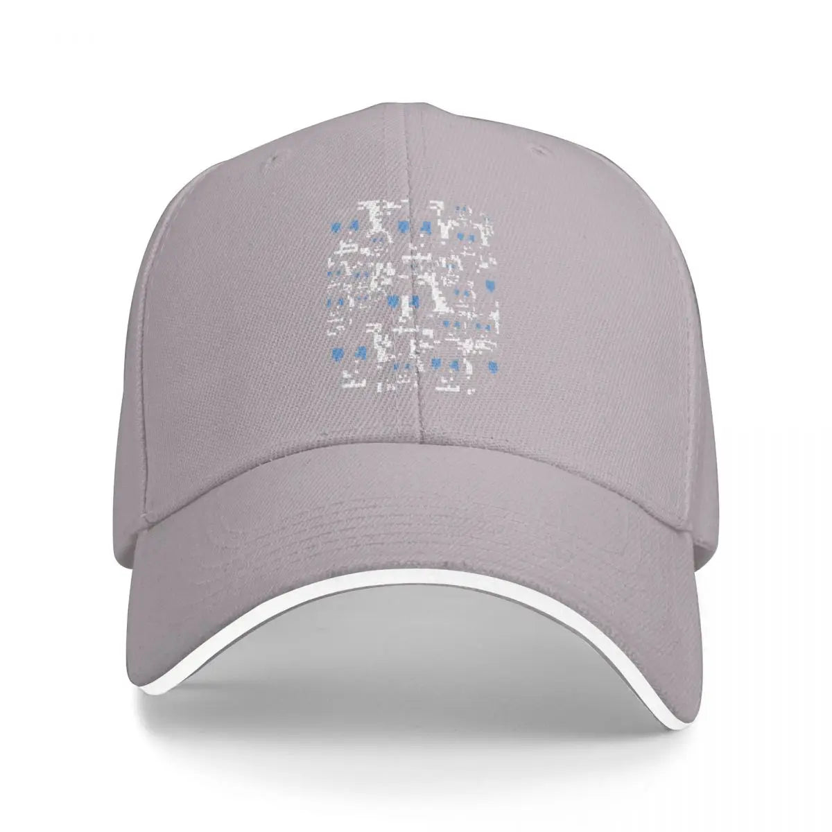 Modified Anti-Surveillance Disable Facial Recognition Pattern Baseball Cap