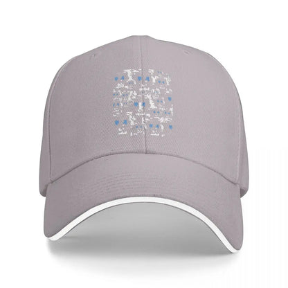 Modified Anti-Surveillance Disable Facial Recognition Pattern Baseball Cap