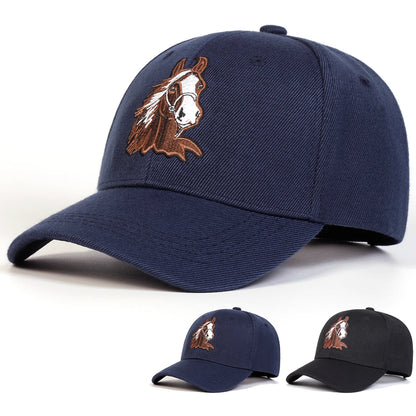 Unisex Horse Embroidery Baseball Caps