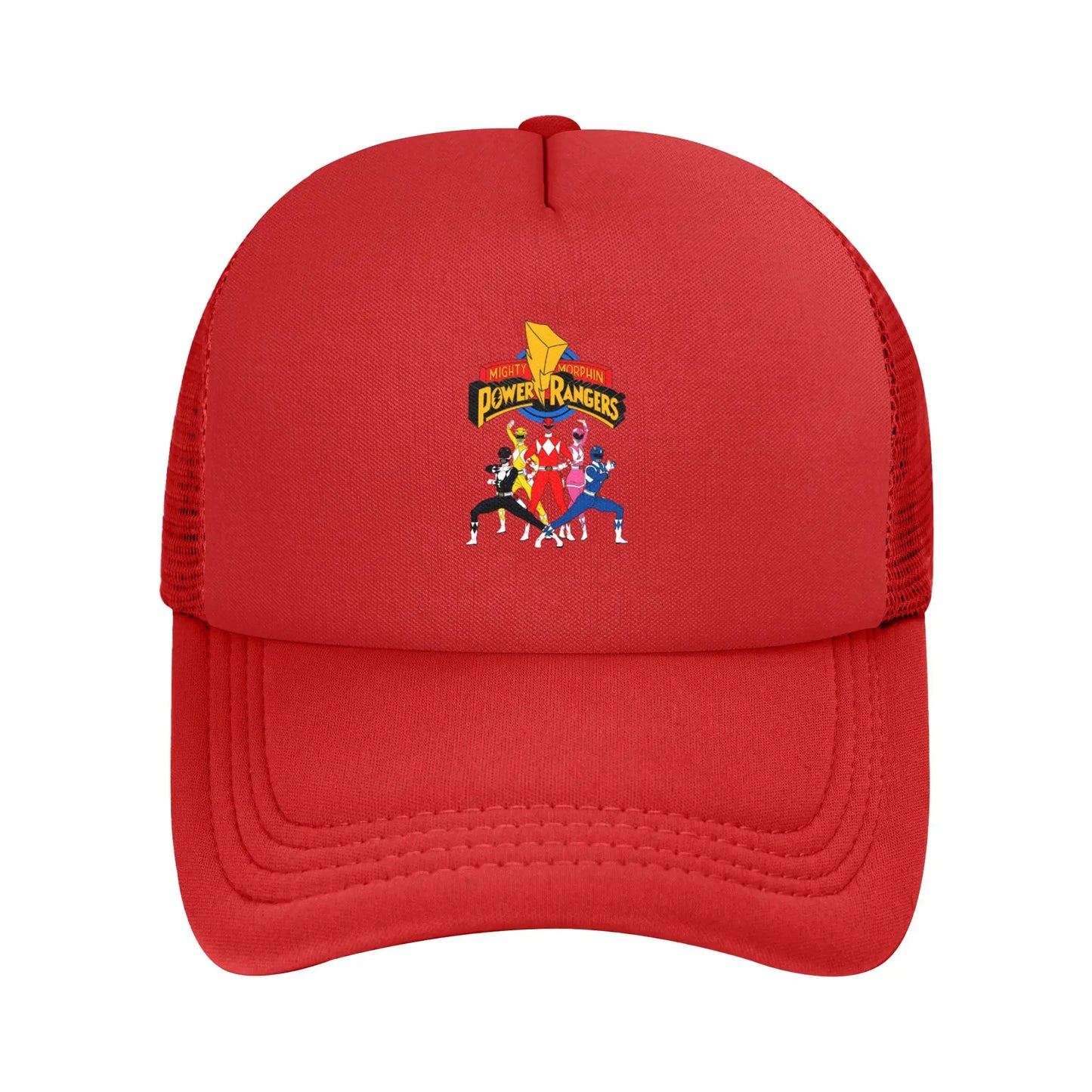 FUNNY Power Rangers FRIENDS Mesh Baseball Cap
