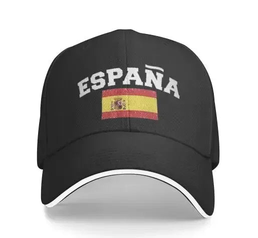 Espana Flag of Spain Spanish Denim Hats Baseball Caps